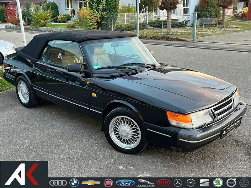 Schwarz Gebraucht 1990 Saab 900 Cabriolet Cabrio | 13.490 € - Bild 1/4