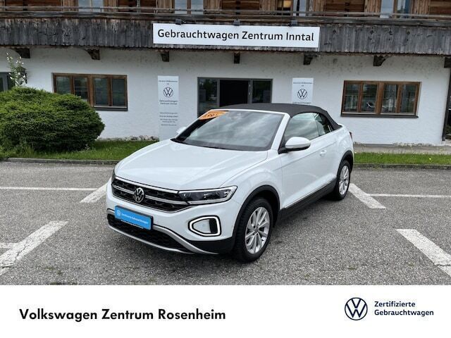 Pure white (weiß) Gebraucht 2024 VW T-Roc Style SUV | 24.900 € (Fairer Preis) - Bild 1/4