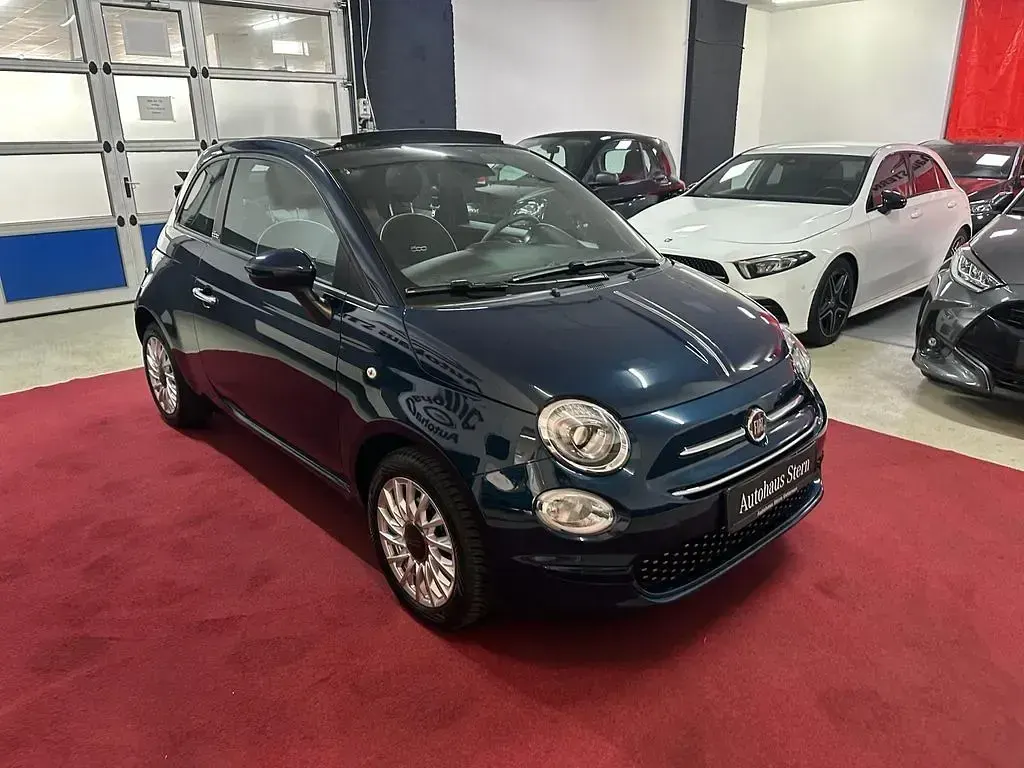 Gebraucht Fiat 500 Lounge 69 PS (50 kW) 2020 Blau Kleinwagen