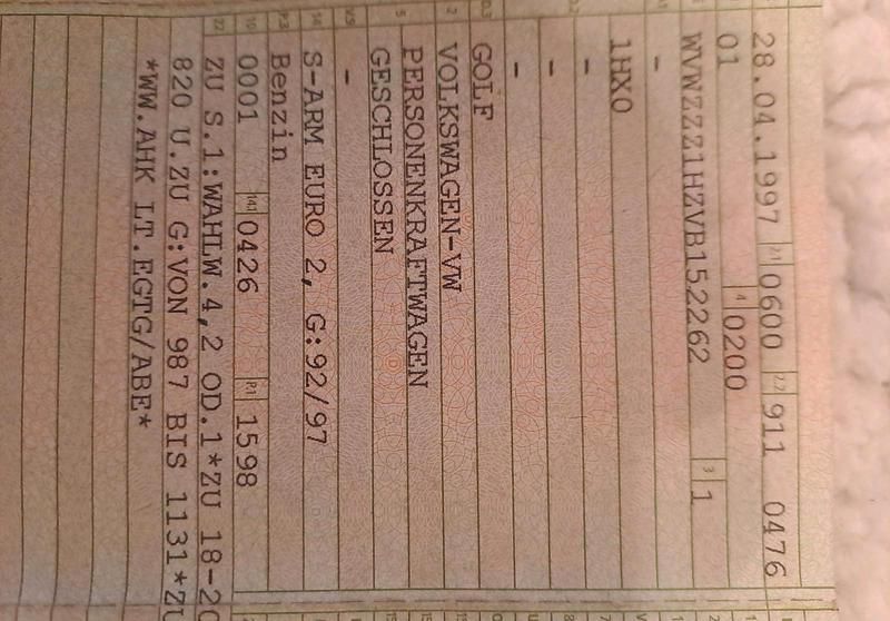 Gebraucht VW Golf III 1997 Grün Kleinwagen