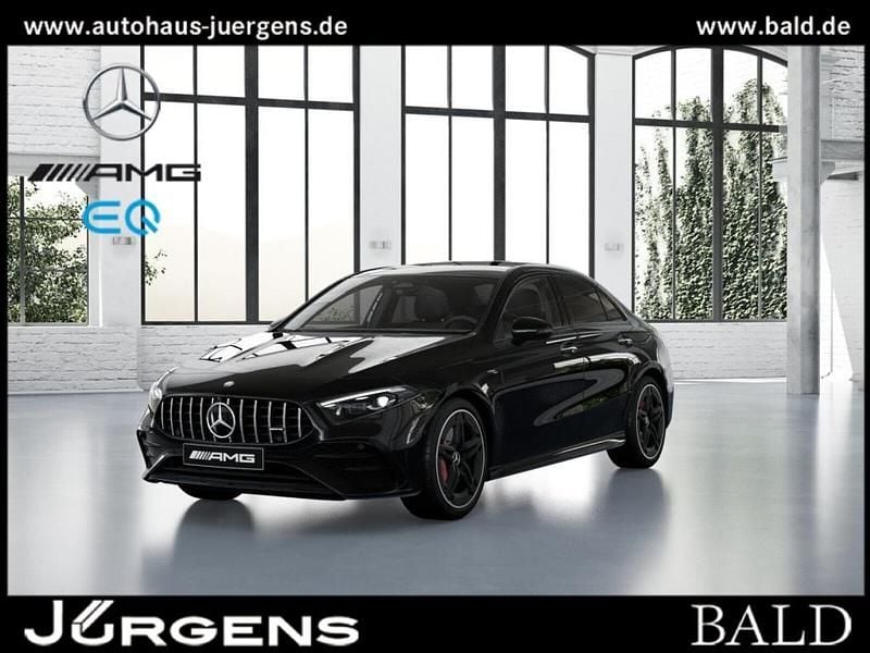 Schwarz kosmosschwarz metallic Gebraucht 2024 Mercedes A35 AMG AMG Limousine | 47.790 € (Etwas zu teuer) - Bild 1/4
