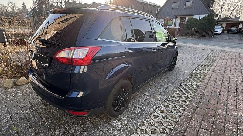Gebraucht Ford Grand C-Max Titanium 150 PS (110 kW) 2012 Blau Van / Kleinbus