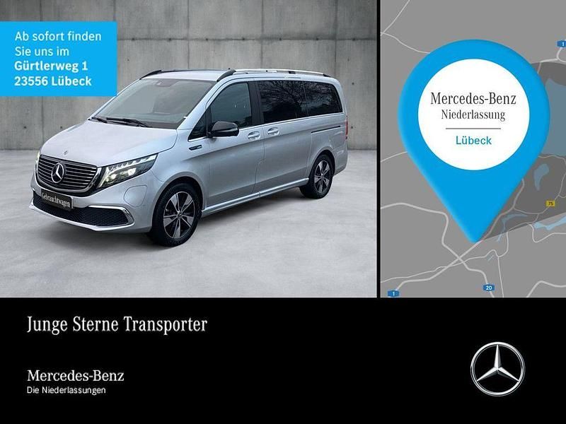 Silber Gebraucht 2022 Mercedes EQV300 Avantgarde Van / Kleinbus | 45.990 € (Etwas zu teuer) - Bild 1/4