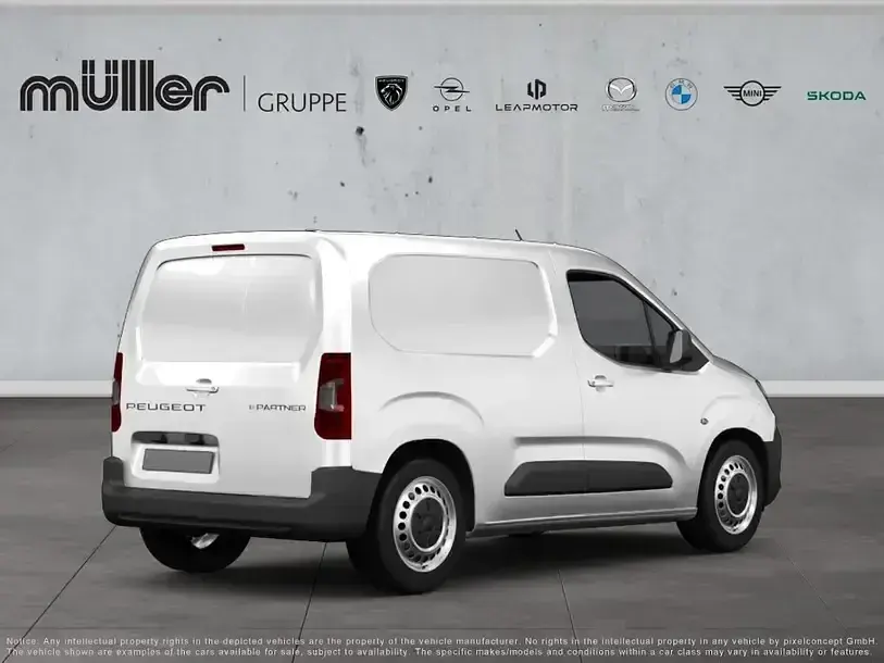 Neu Peugeot Partner 110 PS (80 kW) 2026 Weiss Van / Kleinbus