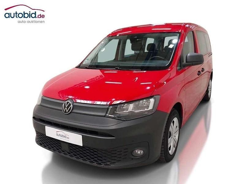 Second-hand VW Caddy Maxi 122 CP (89 kW) 2022 Roșu Monovolum