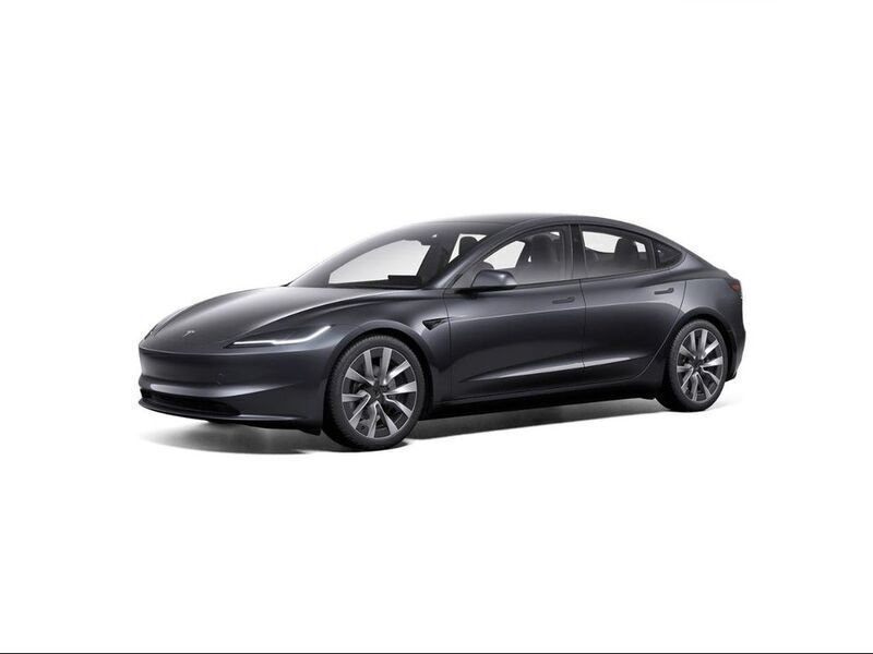 Grau Neu 2025 Tesla Model 3 Limousine | 43.970 € (Teuer) - Bild 1/4