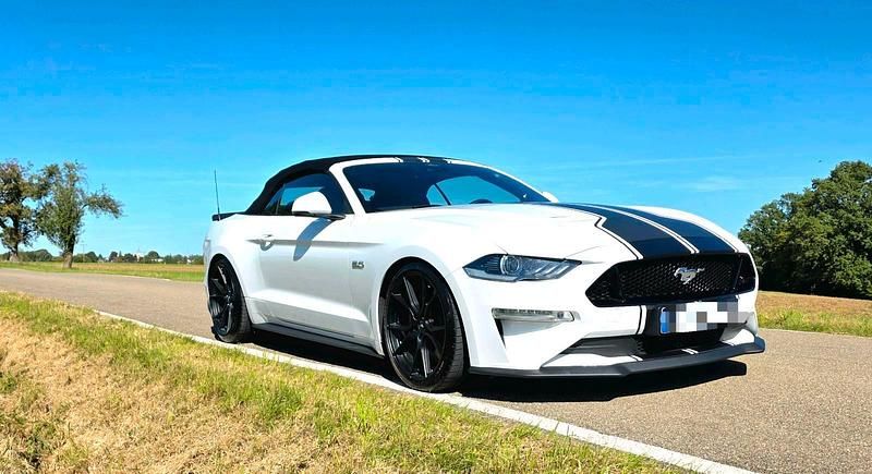 Gebraucht Ford Mustang GT 450 PS (330 kW) 2018 Weiß Cabrio