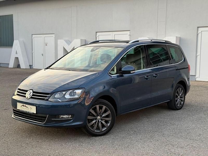 Gebraucht VW Sharan Highline 184 PS (135 kW) 2017 Blau Van / Kleinbus