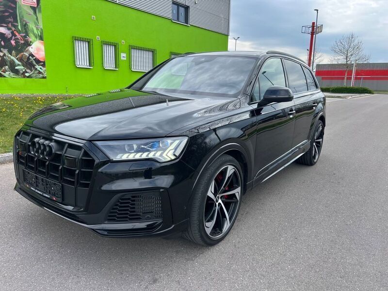Orcaschwarz metallic Gebraucht 2020 Audi SQ7 Sport SUV | 59.999 € (Superpreis) - Bild 1/4