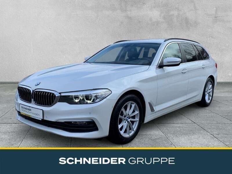 Weiß Gebraucht 2019 BMW 520 Kombi | 27.490 € (Guter Preis) - Bild 1/4