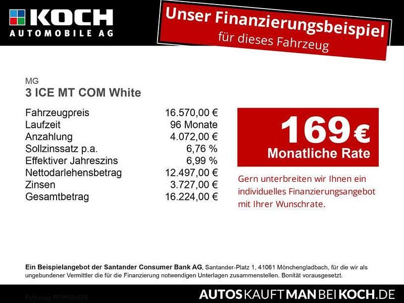 Gebraucht MG ZR 85 PS (62 kW) 2025 Weiss Kleinwagen