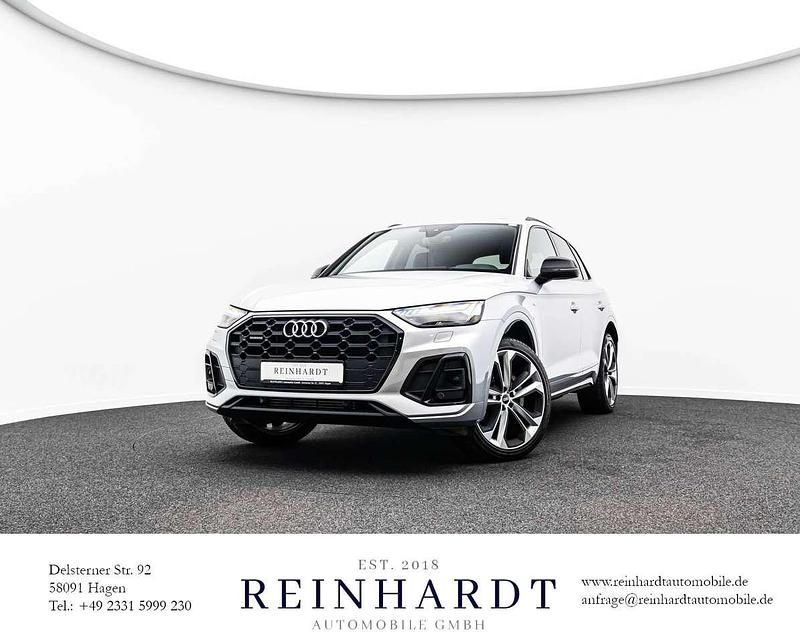 Florettsilber metallic Gebraucht 2021 Audi Q5 S-Line SUV | 41.680 € - Bild 1/3