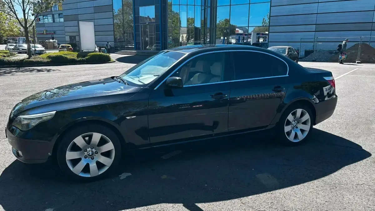 Brugt BMW 525 218 HK (160 kW) 2008 Sort Sedan