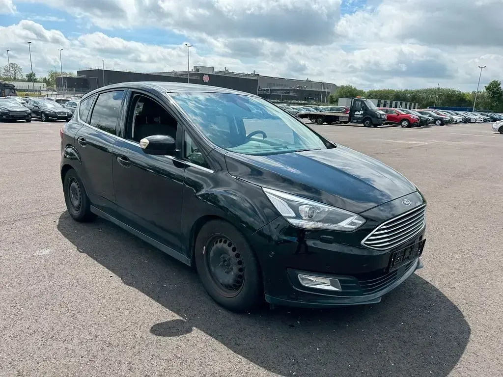 Gebraucht Ford C-MAX Titanium 120 PS (88 kW) 2017 Schwarz Van / Kleinbus