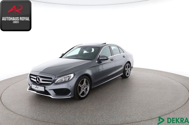 Grau (metallic) Gebraucht 2017 Mercedes C200 AMG Limousine | 23.480 € (Fairer Preis) - Bild 1/4