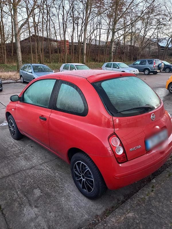 Gebraucht Nissan Micra Visia 68 PS (50 kW) 2009 Rot Kleinwagen