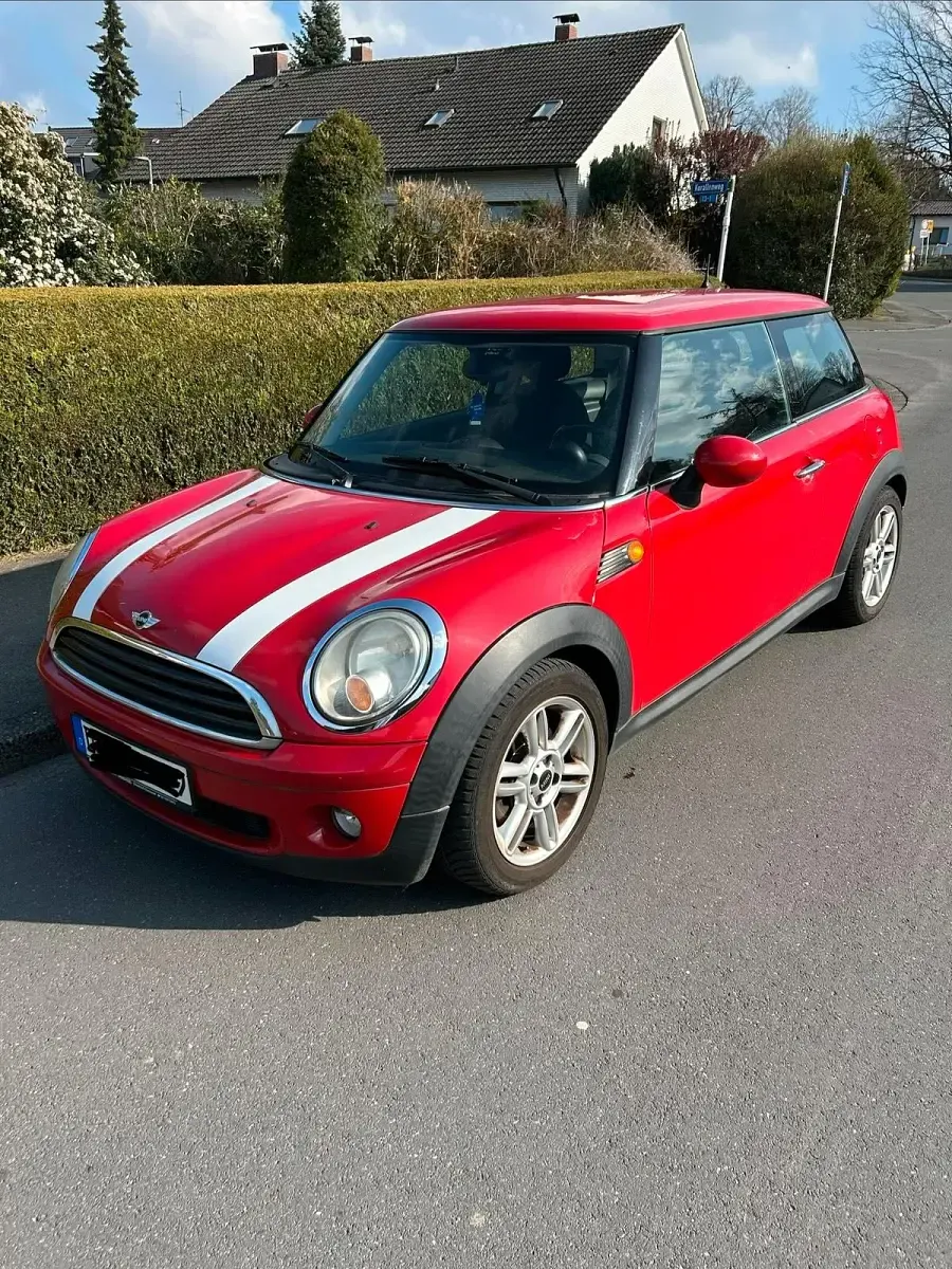 Usata Mini Cooper 75 CV (55 kW) 2009 Rosso Utilitaria