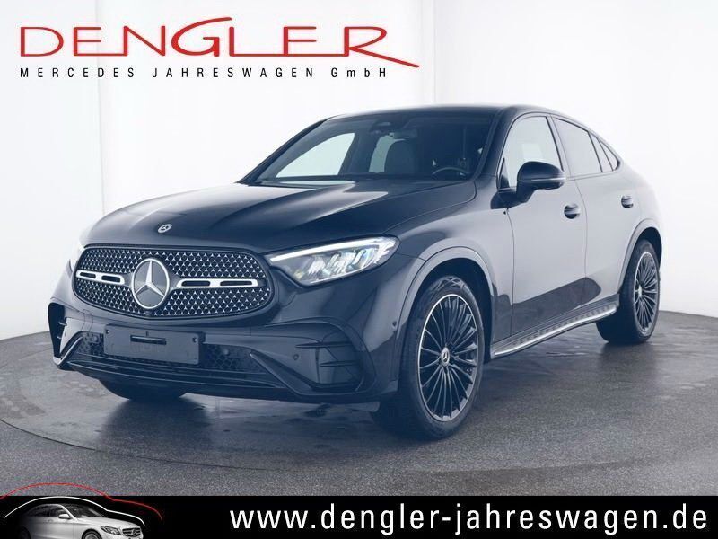 Schwarz Gebraucht 2024 Mercedes GLC300 AMG line Coupé | 67.390 € (Teuer) - Bild 1/4