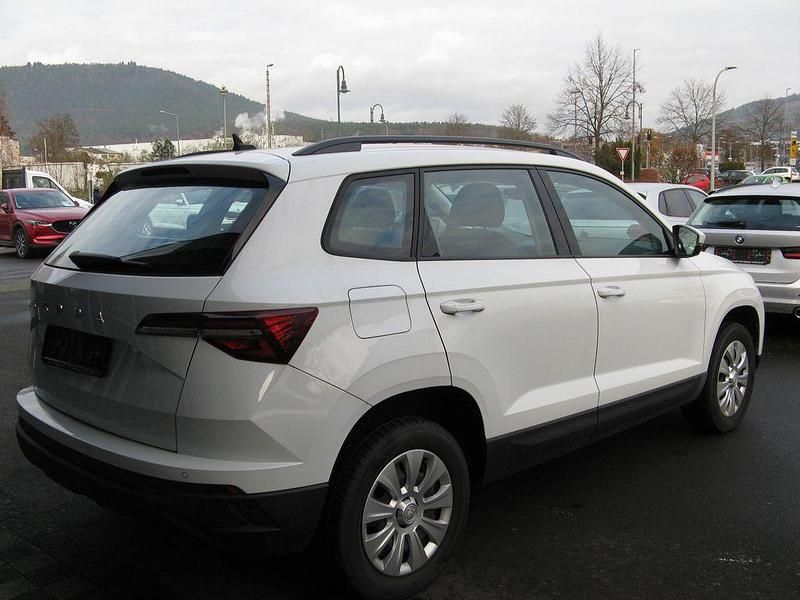 Gebraucht Skoda Karoq Active 110 PS (80 kW) 2022 Moonweiss metallic (metallic) SUV