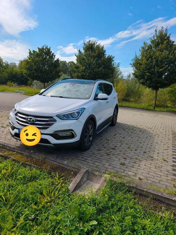 Weiß Gebraucht 2017 Hyundai Santa Fe SUV | 18.000 € (Guter Preis) - Bild 1/4