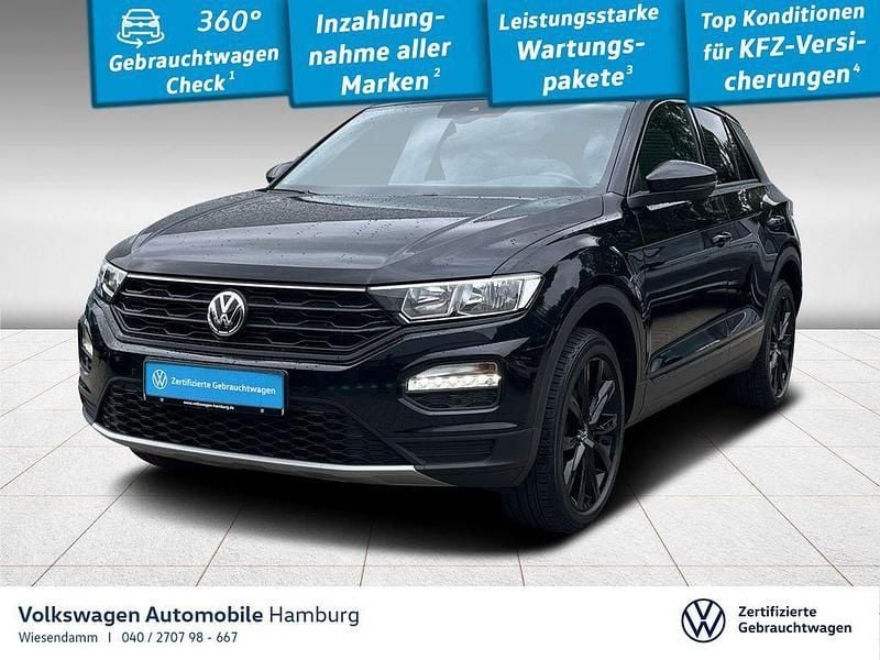 Deep black perleffekt (metallic) Gebraucht 2020 VW T-Roc Style SUV | 22.730 € (Fairer Preis) - Bild 1/3