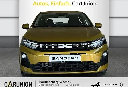 Neu Dacia Sandero Expression 101 PS (74 kW) 2026 Gelb Limousine