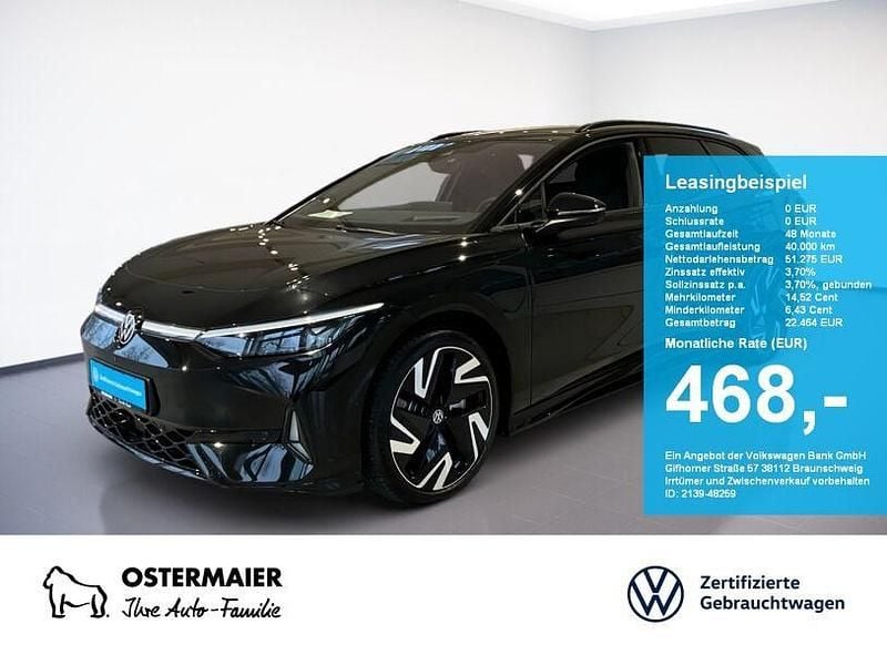 Grenadillschwarz Gebraucht 2025 VW ID.7 GTX Kombi | 50.720 € (Superpreis) - Bild 1/4