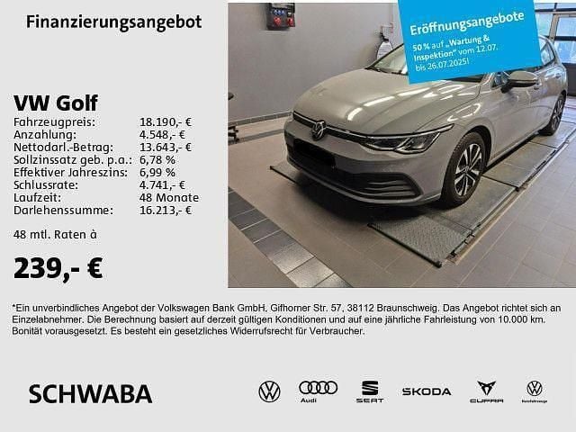 Gelb Gebraucht 2020 VW Golf VIII United Limousine | 18.189 € (Guter Preis) - Bild 1/4