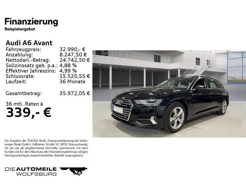 Gebraucht Audi A6 Sport 204 PS (150 kW) 2022 Brillantschwarz Kombi