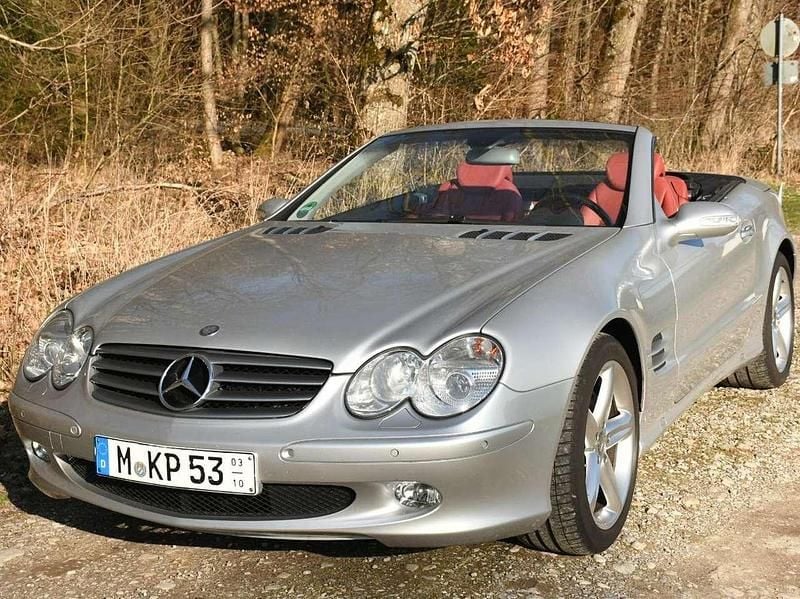 Gebraucht Mercedes SL500 306 PS (225 kW) 2002 Silber Cabrio