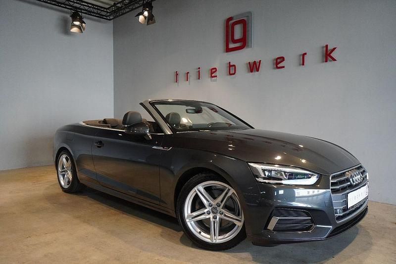 Grau Gebraucht 2018 Audi A5 Cabriolet S-Line Cabrio | 31.941 € (Fairer Preis) - Bild 1/3