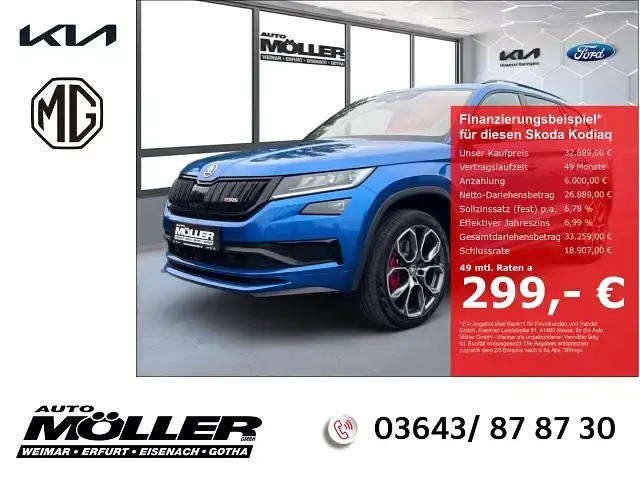 Gebraucht Skoda Kodiaq RS 239 PS (175 kW) 2020 SUV