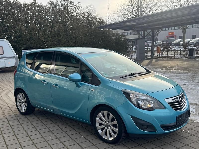 Gebraucht Opel Meriva 101 PS (74 kW) 2012 Blau Van / Kleinbus