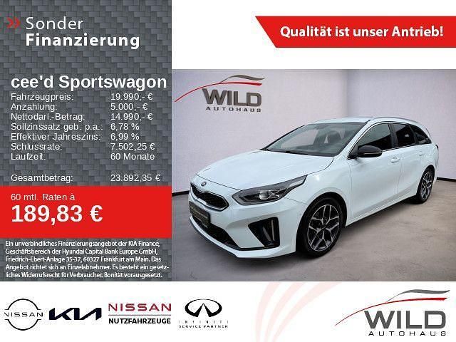 Weiß Gebraucht 2019 Kia Ceed Sportswagon GT-Line Kombi | 19.990 € (Etwas zu teuer) - Bild 1/4