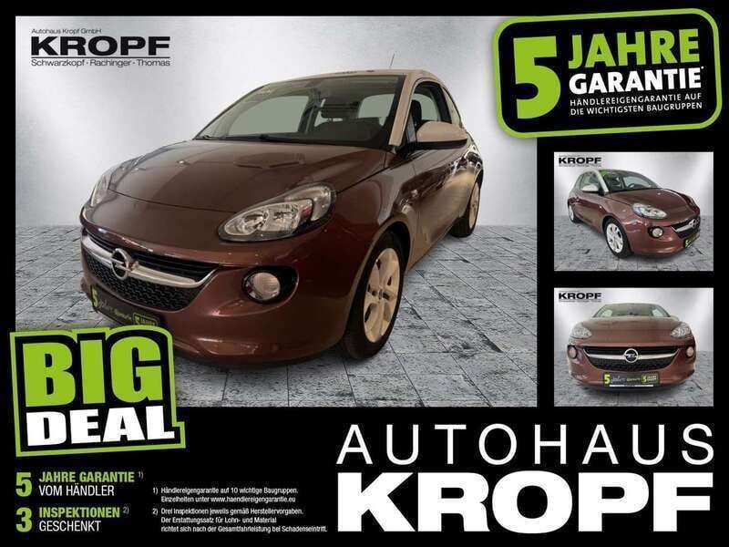 Robin red/ u:cupcake brown Gebraucht 2018 Opel Adam Jam Kleinwagen | 12.690 € (Teuer) - Bild 1/4