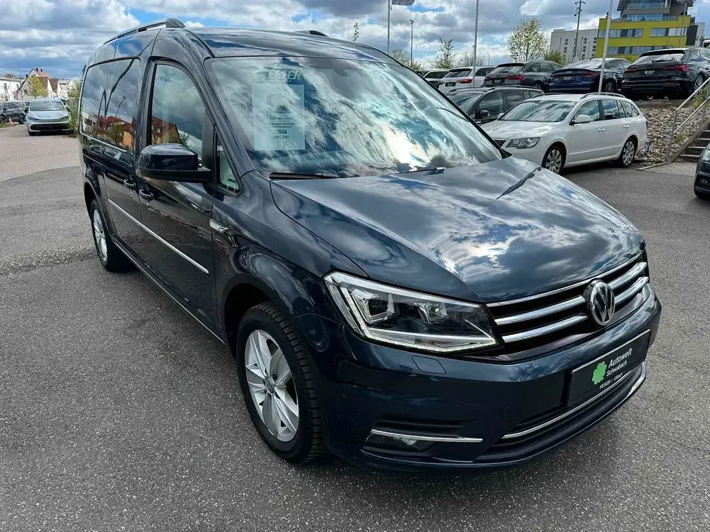 Brugt VW Caddy Maxi Highline 150 HK (110 kW) 2020 Blå MPV