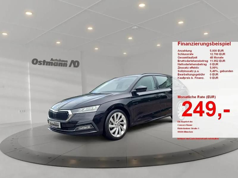 Schwarz Gebraucht 2021 Skoda Octavia First Edition Kombi | 23.989 € (Etwas zu teuer) - Bild 1/4
