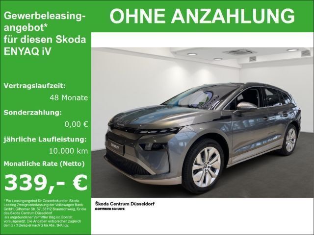 Grau Neu 2025 Skoda Enyaq iV SUV | 46.890 € (Teuer) - Bild 1/4