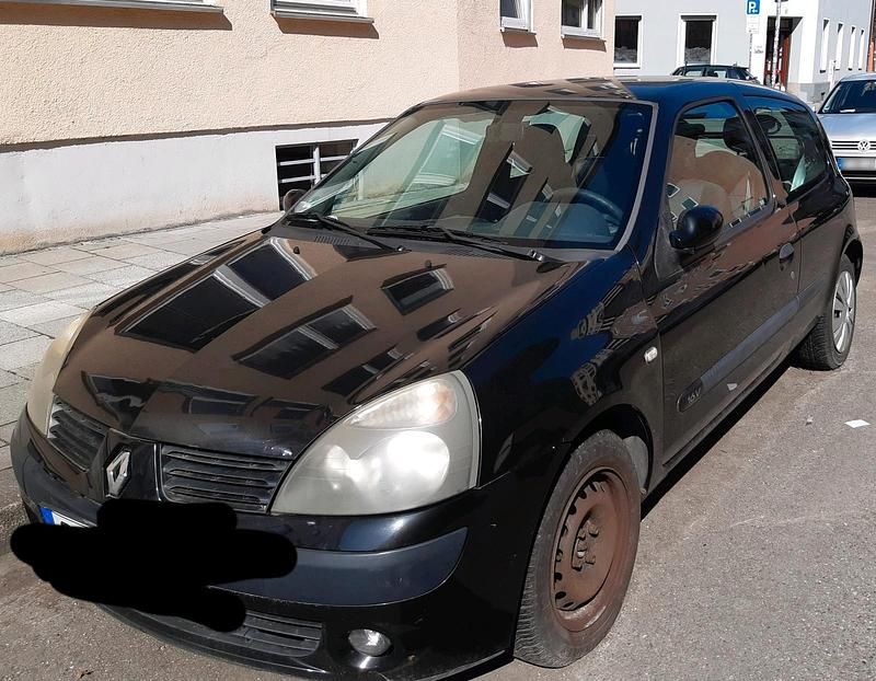 Gebraucht Renault Clio II 2004 Schwarz Kleinwagen