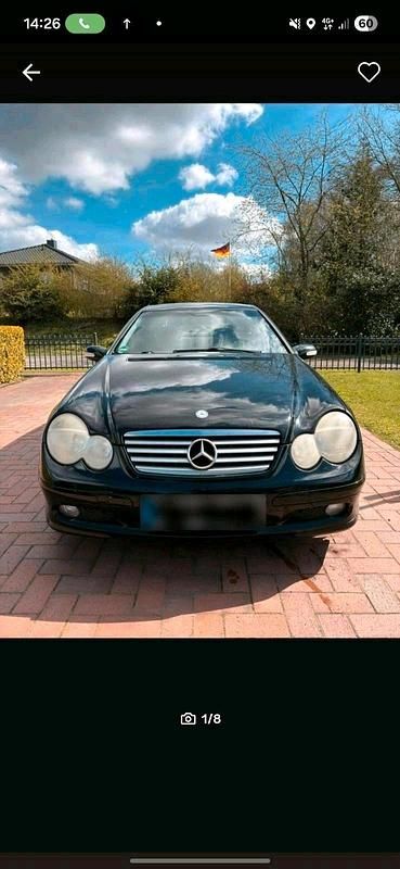 Gebraucht Mercedes C200 163 PS (119 kW) 2001 Schwarz Coupé