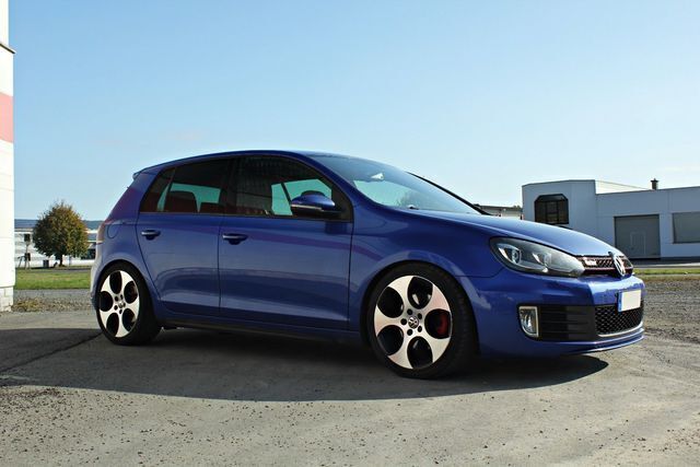 Gebraucht VW Golf VI GTI 287 PS (211 kW) 2010 Blau metallic Kleinwagen