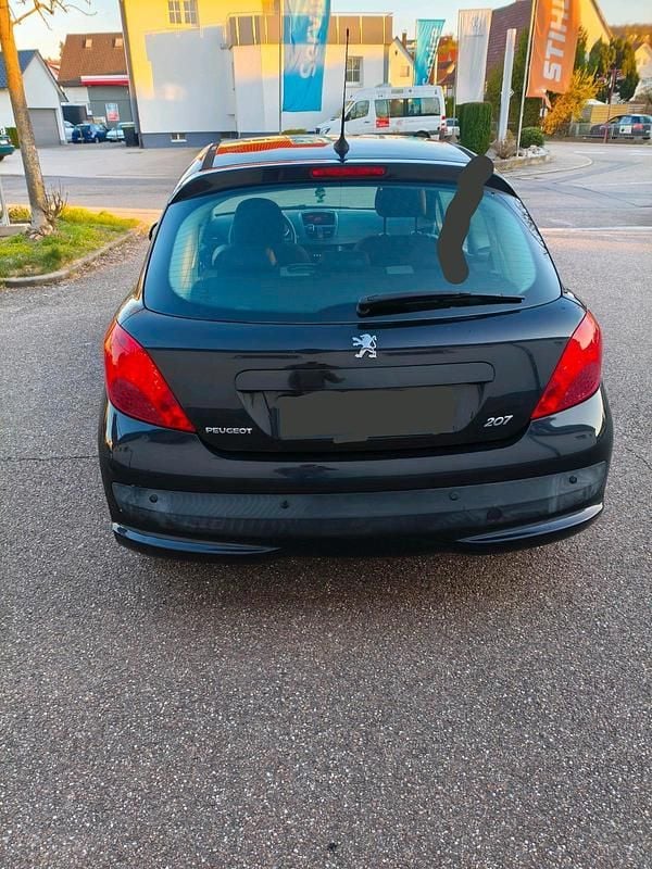 Schwarz Gebraucht 2009 Peugeot 207 Kleinwagen | 1.450 € (Guter Preis) - Bild 1/4