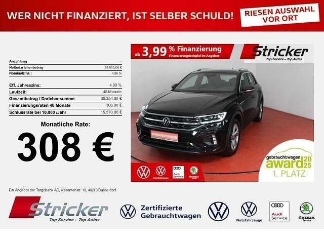 Deep black perleffekt Gebraucht 2022 VW T-Roc R-line SUV | 25.949 € (Guter Preis) - Bild 1/4