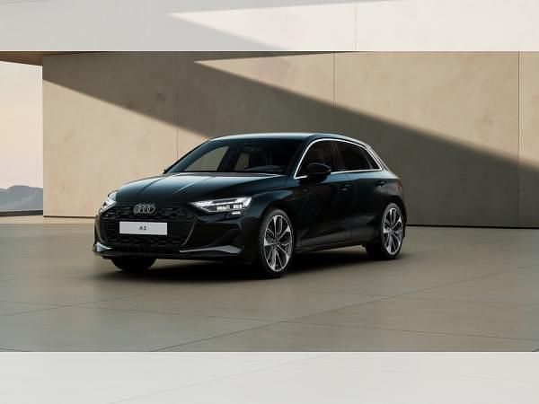 Schwarz (mythosschwarz metallic) Gebraucht 2025 Audi A3 Advanced Plus Limousine | 41.612 € (Etwas zu teuer) - Bild 1/4