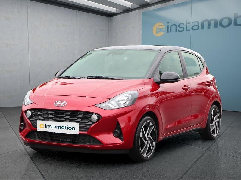 Rot Gebraucht 2023 Hyundai i10 Trend Kleinwagen | 17.649 € (Fairer Preis) - Bild 1/4
