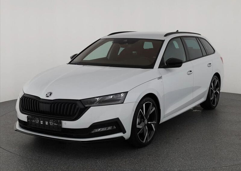 Weiss Gebraucht 2023 Skoda Octavia SportLine Kombi | 38.249 € (Fairer Preis) - Bild 1/4
