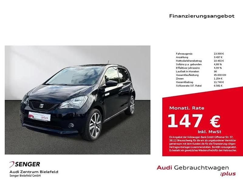 Schwarz Gebraucht 2021 Seat Mii Electric CONNECT Kleinwagen | 13.990 € - Bild 1/1