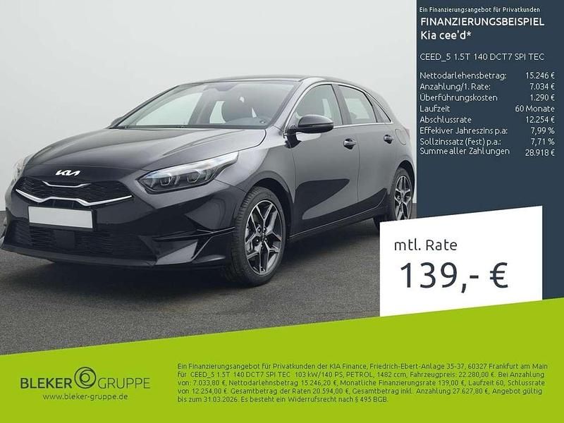 Gebraucht Kia Ceed 140 PS (102 kW) 2025 Zilinaschwarz metall Kleinwagen