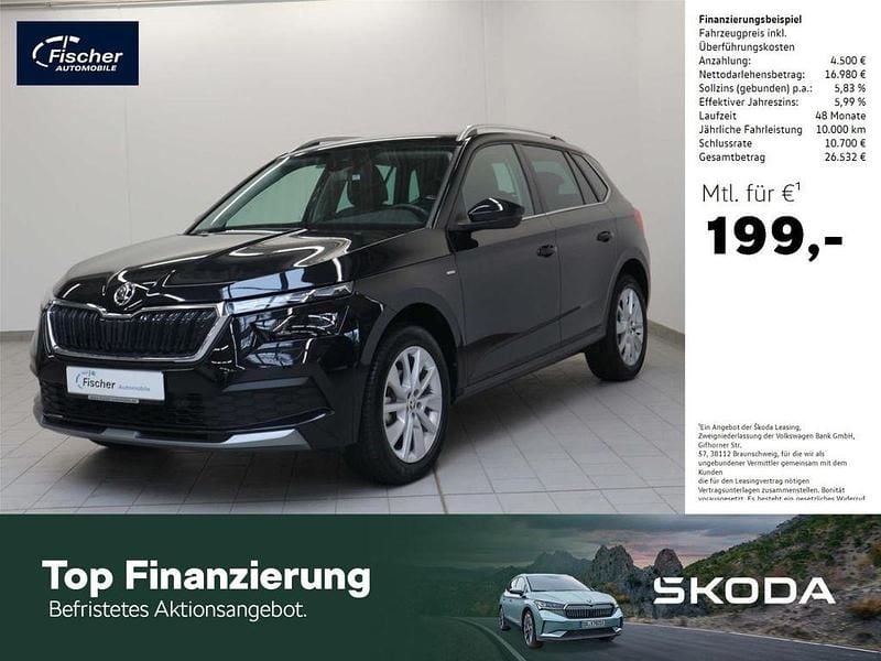 Gebraucht Skoda Kamiq Tour 110 PS (80 kW) 2022 Schwarz SUV