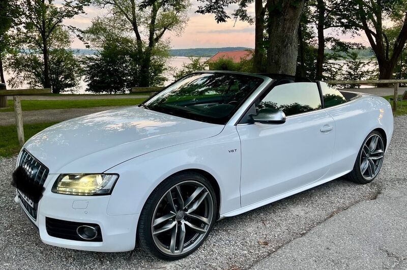 Weiß Gebraucht 2010 Audi S5 Cabriolet Sport Cabrio | 16.400 € (Fairer Preis) - Bild 1/4